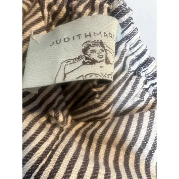 Judith March strapless dress elastic embroidered moose reindeer elk size SMALL - Picture 5 of 6